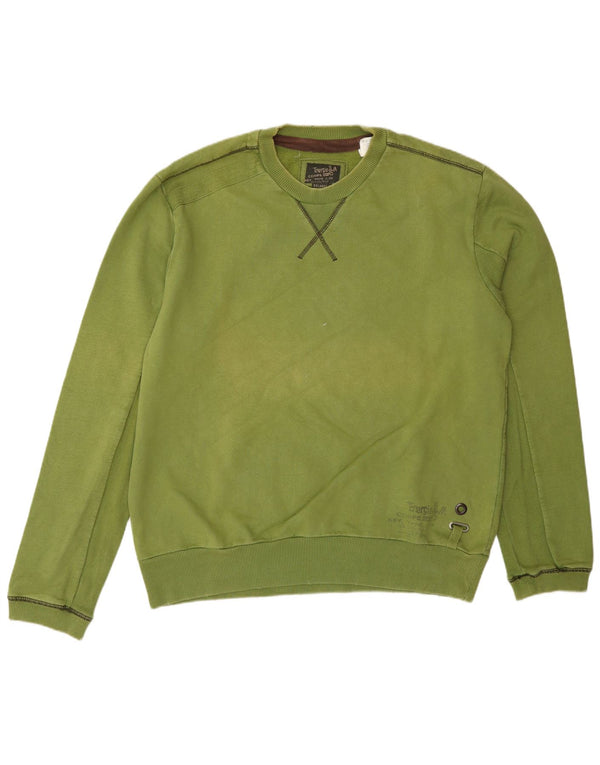 Energie Mens Sweatshirt Jumper 2XL Green Cotton