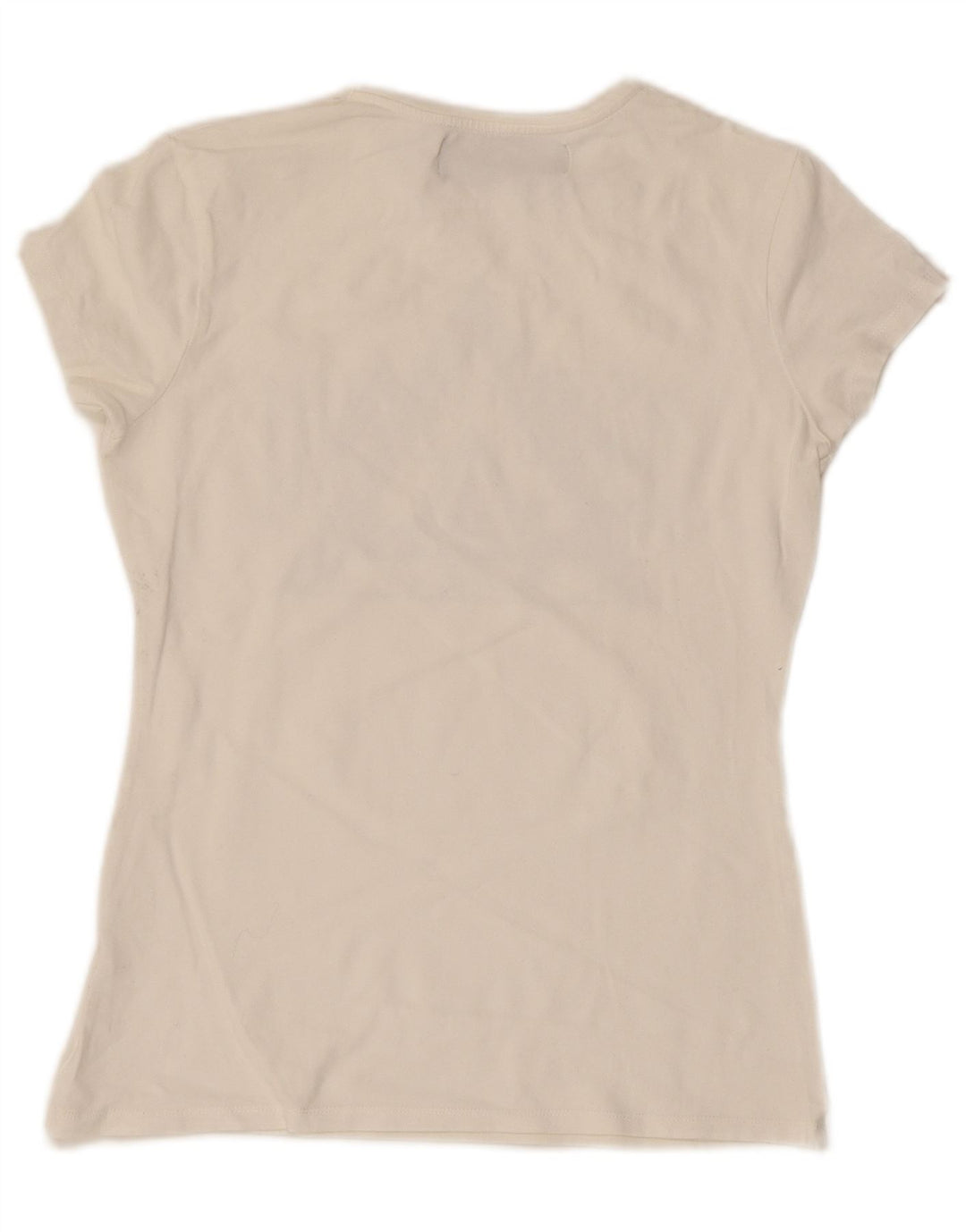 ZARA Womens Graphic T-Shirt Top UK 12 Medium White