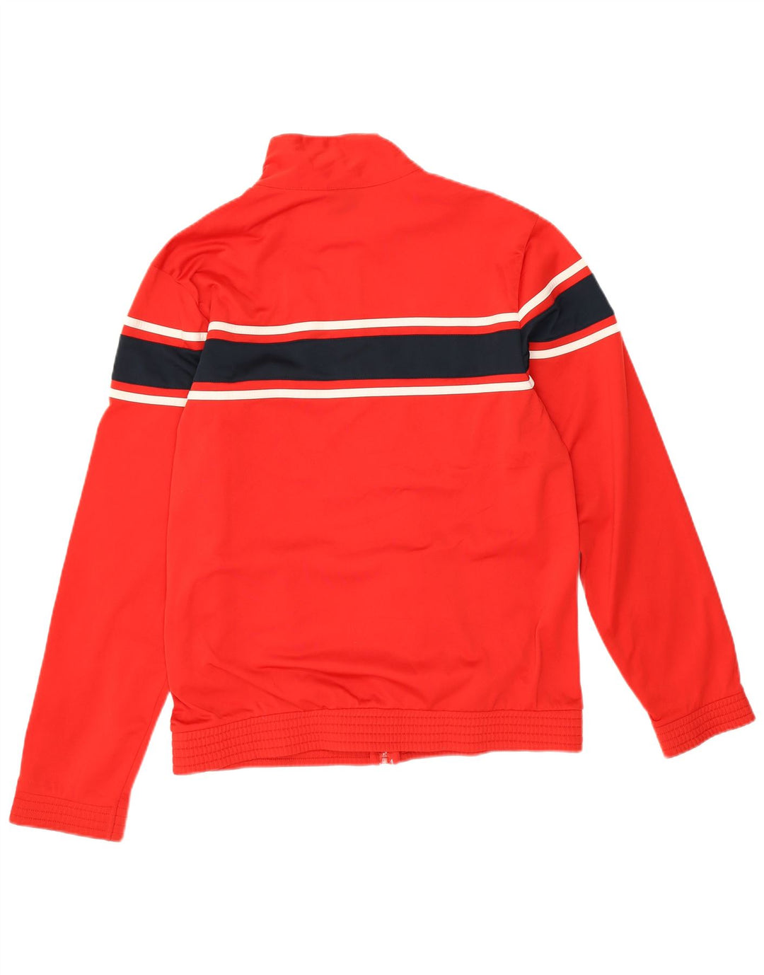 CHAMPION Mens Tracksuit Top Jacket Large Red Colourblock Polyester