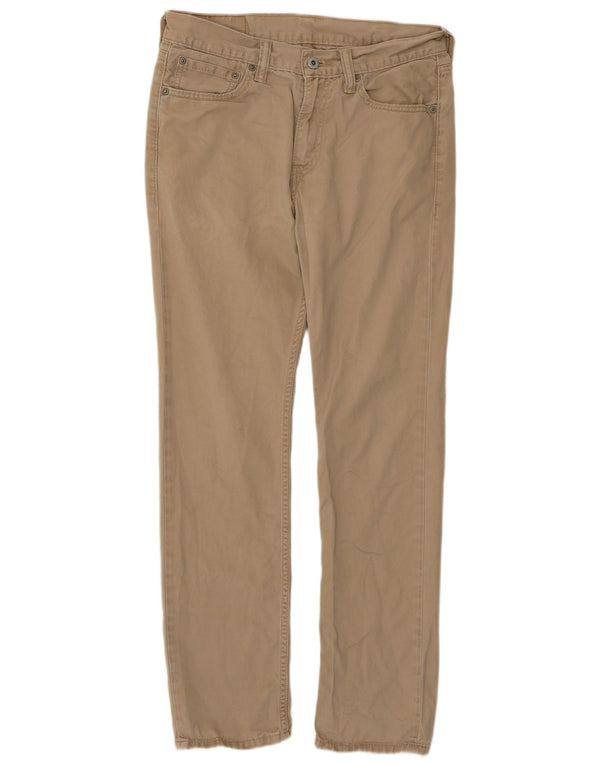 Levi's Mens 510 Skinny Jeans W32 L30 Beige Cotton