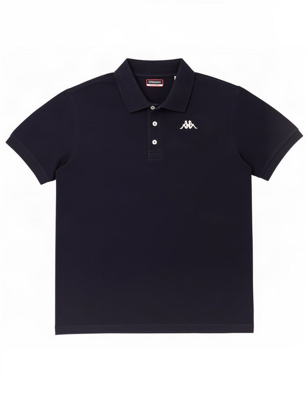 Kappa Mens Polo Shirt 2XL Navy Blue Cotton