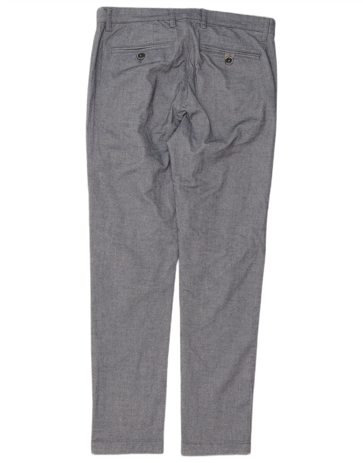 Ted Baker Mens Slim Suit Trousers W32 L31 Grey Cotton
