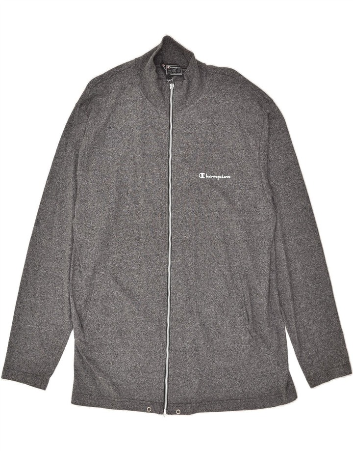 CHAMPION Womens Tracksuit Top Jacket UK 18 XL Grey Cotton Vintage Champion and Second-Hand Champion from Messina Hembry 