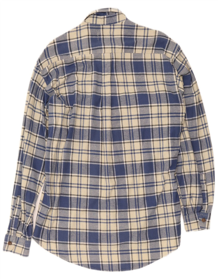 Levi's Mens Flannel Shirt Medium Blue Plaid