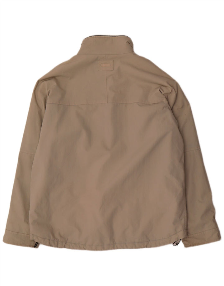 Woolrich Mens Windbreaker Jacket UK 42 XL Beige Nylon