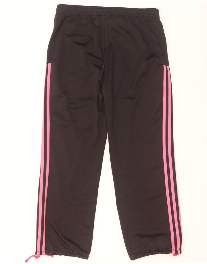 Adidas Womens Graphic Full Tracksuit UK 12/14 Medium Black Polyester