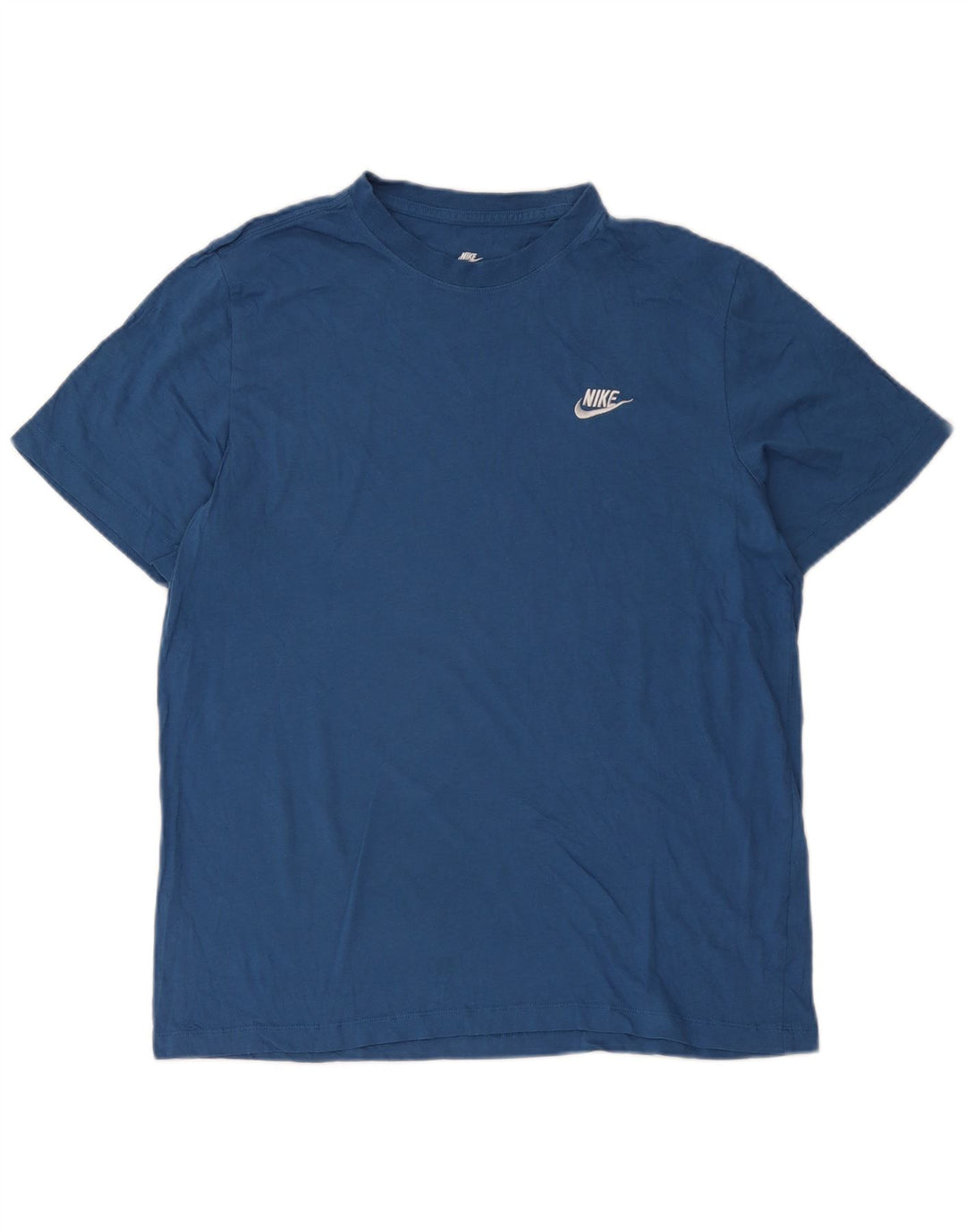 Nike Mens T-Shirt Top Large Blue Cotton