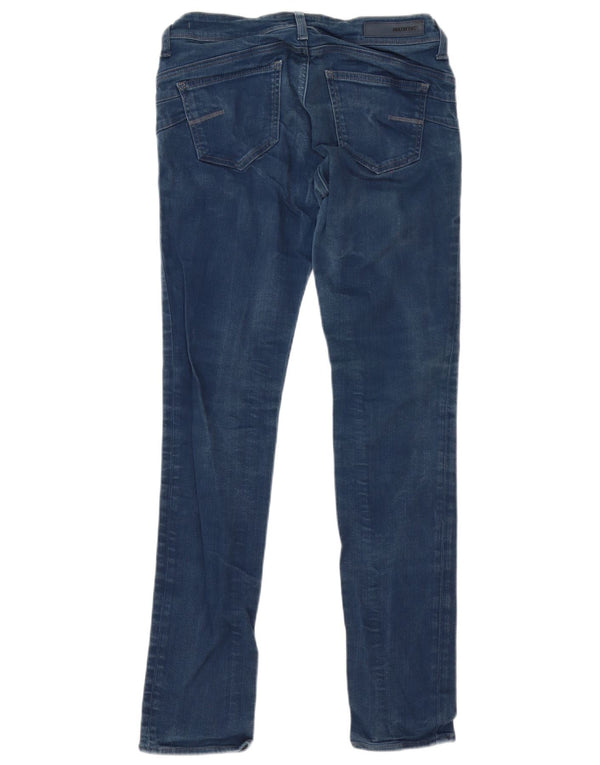 Meltin' Pot Womens Mom Slim Jeans W28 L32 Blue Cotton