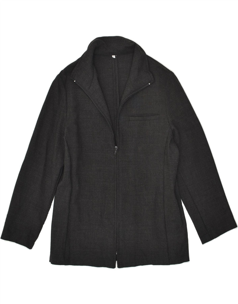 VINTAGE Womens Blazer Jacket IT 42 Medium Grey | Vintage Vintage | Thrift | Second-Hand Vintage | Used Clothing | Messina Hembry 