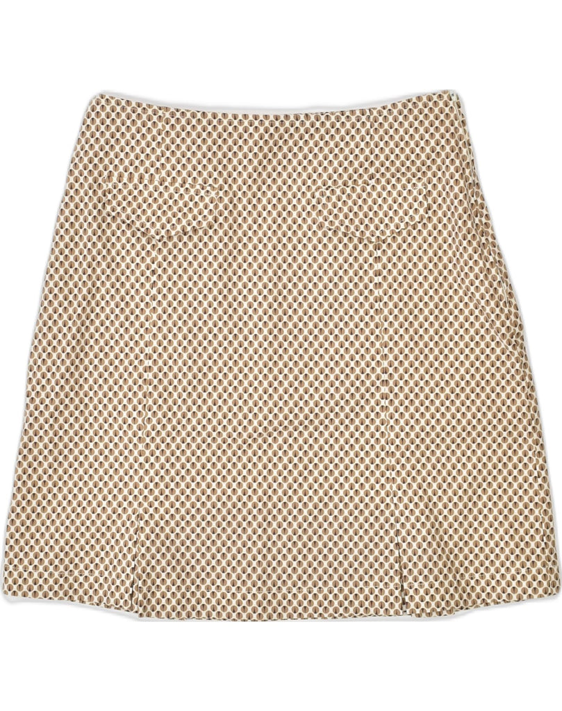 UNITED COLORS OF BENETTON Womens A-Line Skirt IT 44 Medium W29 Beige | Vintage | Thrift | Second-Hand | Used Clothing | Messina Hembry 