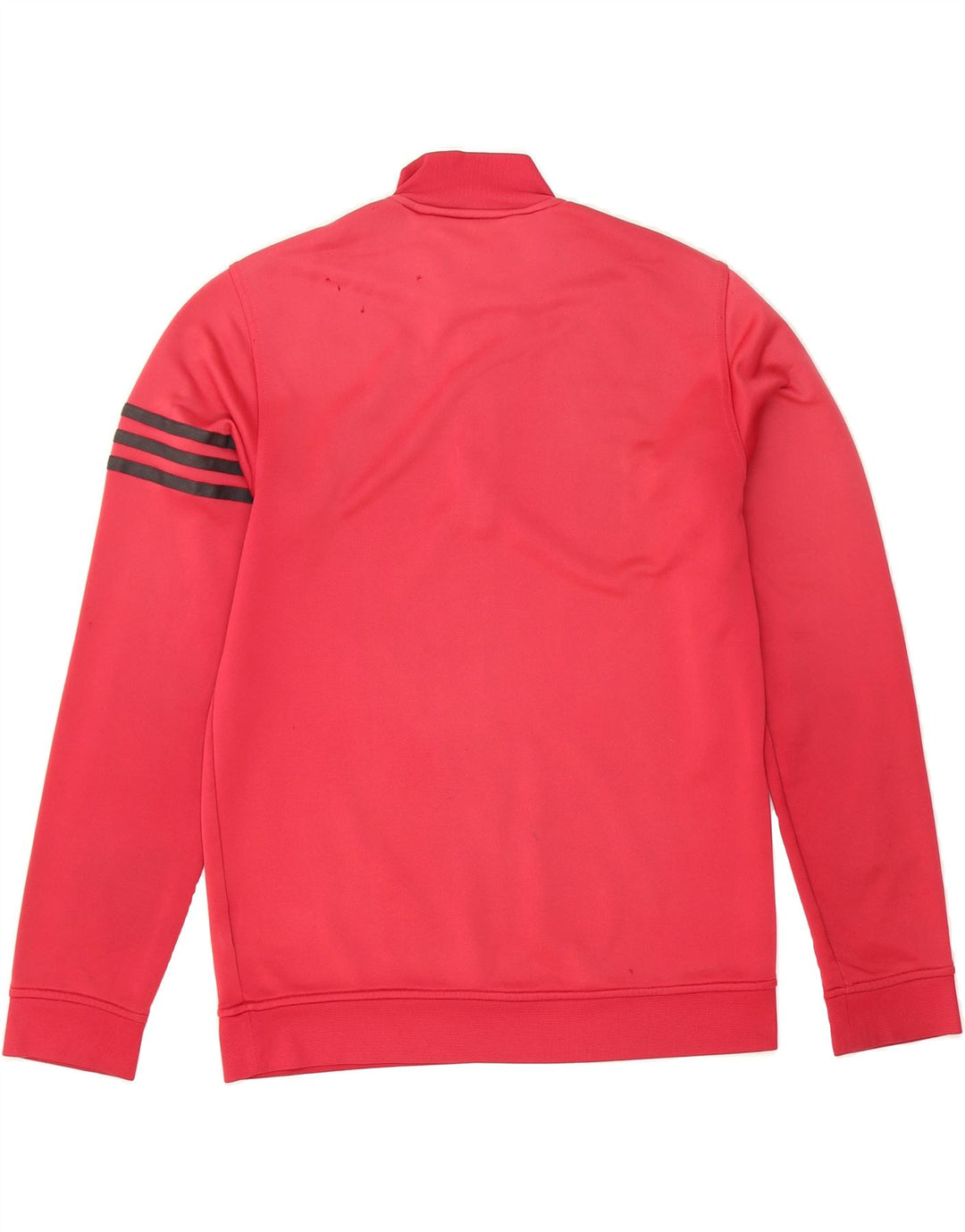 ADIDAS Mens Climalite Zip Neck Sweatshirt Jumper Small Red Polyester Vintage Adidas and Second-Hand Adidas from Messina Hembry 