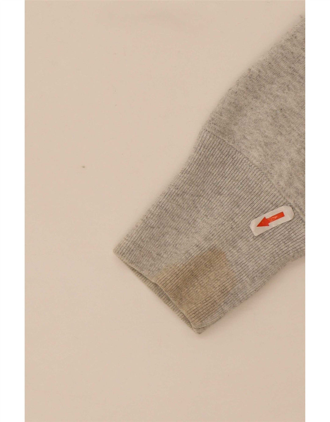 Champion Mens Reverse Weave Graphic Hoodie Jumper Medium Grey Cotton