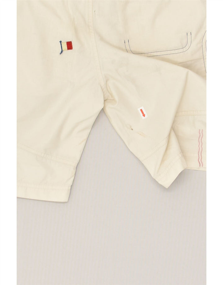 ADIDAS Boys Sport Shorts 5-6 Years Beige Cotton | Vintage Adidas | Thrift | Second-Hand Adidas | Used Clothing | Messina Hembry 