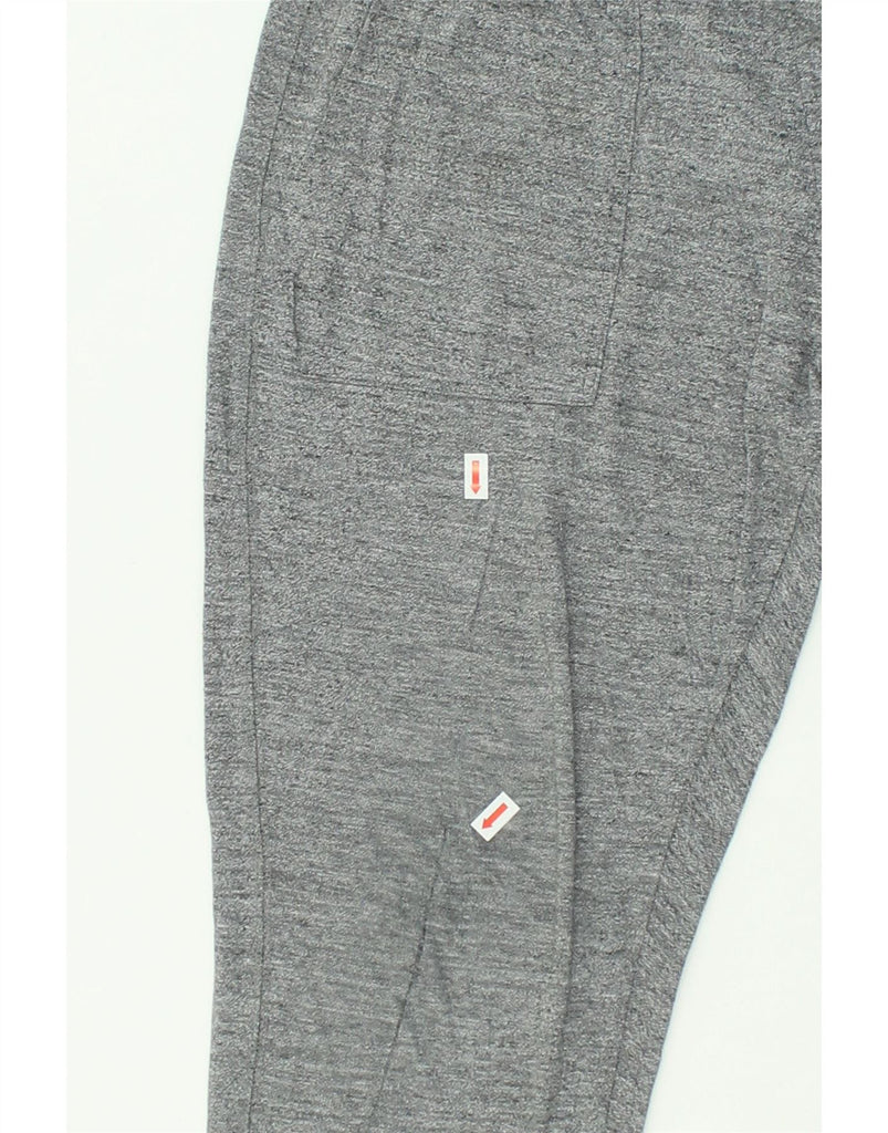 NIKE Womens Tracksuit Trousers Joggers UK 12 Medium Grey Flecked Cotton | Vintage Nike | Thrift | Second-Hand Nike | Used Clothing | Messina Hembry 