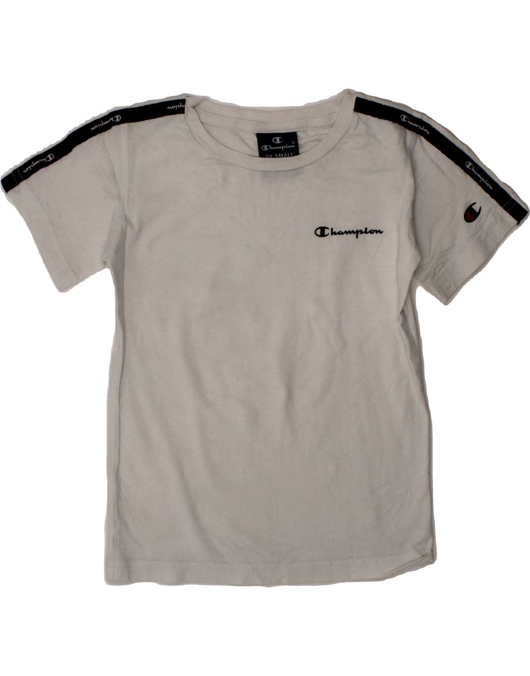 CHAMPION Boys Graphic T-Shirt Top 3-4 Years 2XS White Vintage Champion and Second-Hand Champion from Messina Hembry 