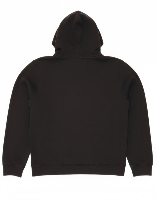 Nike Boys Zip Hoodie Sweater 13-14 Years XL Black Cotton