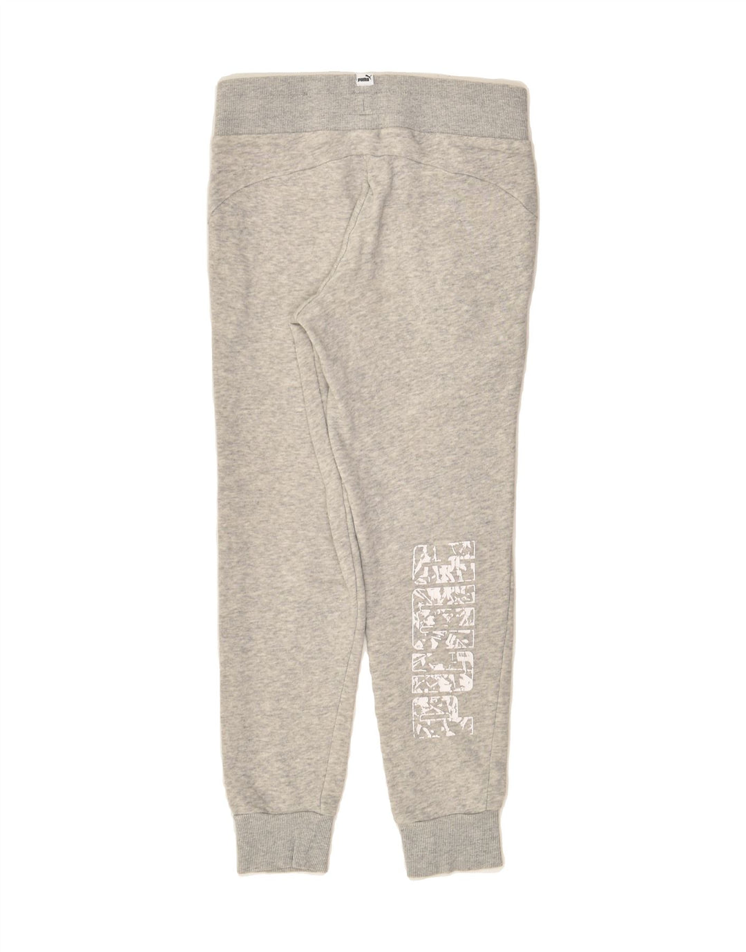 PUMA Boys Tracksuit Trousers Joggers 9-10 Years Grey Cotton | Vintage Puma | Thrift | Second-Hand Puma | Used Clothing | Messina Hembry 