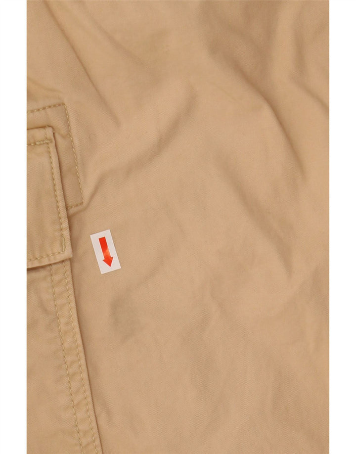 Tommy Hilfiger Mens Cargo Shorts W36 Large Beige Cotton