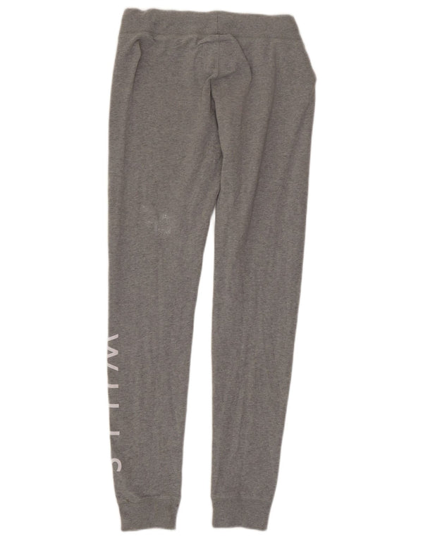 Jack Wills Womens Tracksuit Trousers Joggers UK 10 Small Grey Flecked