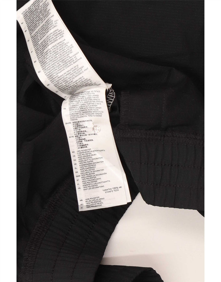 New Balance Mens Graphic Tracksuit Top Jacket Large Black Colourblock