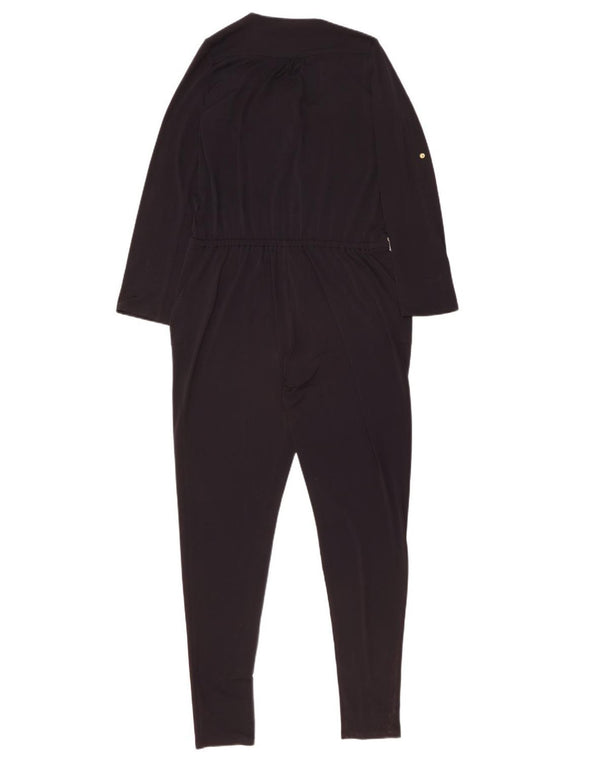 Michael Kors Womens Long Sleeve Jumpsuit UK 10 Small  Black
