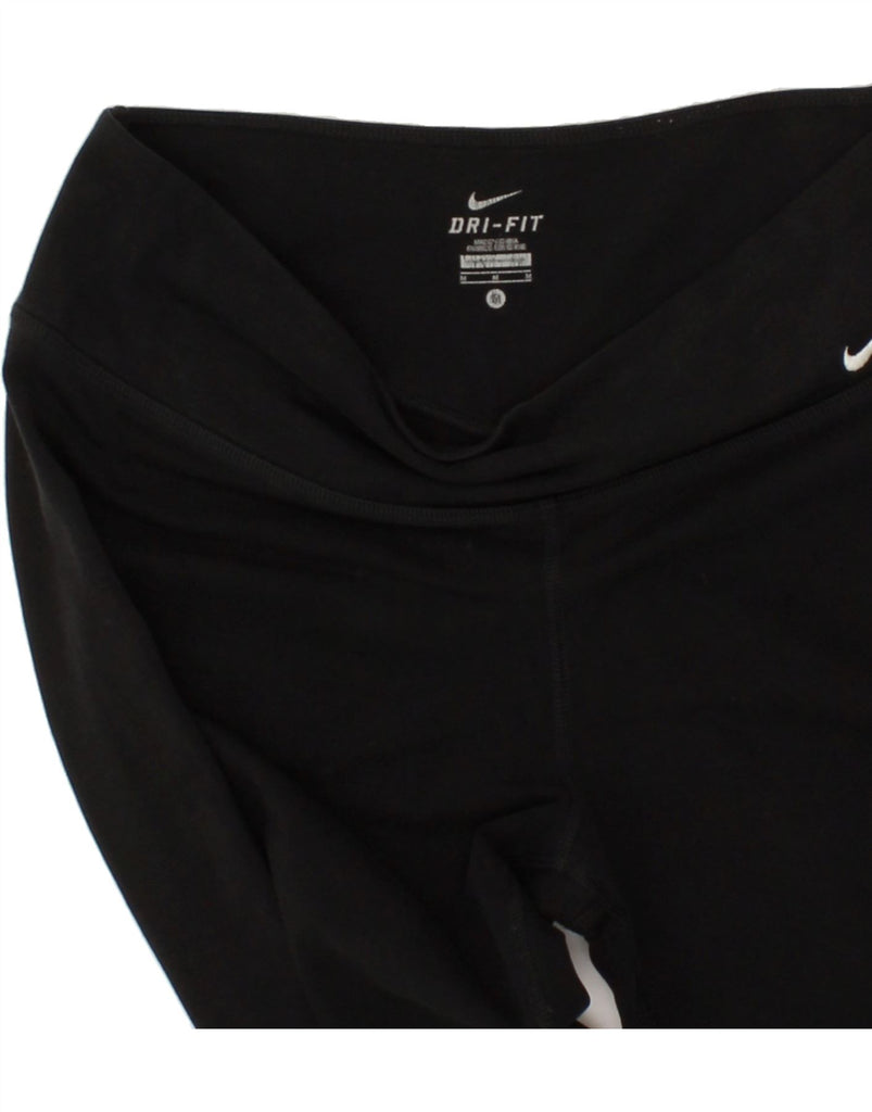 NIKE Womens Flare Tracksuit Trousers UK 14 Medium Black Vintage Nike and Second-Hand Nike from Messina Hembry 