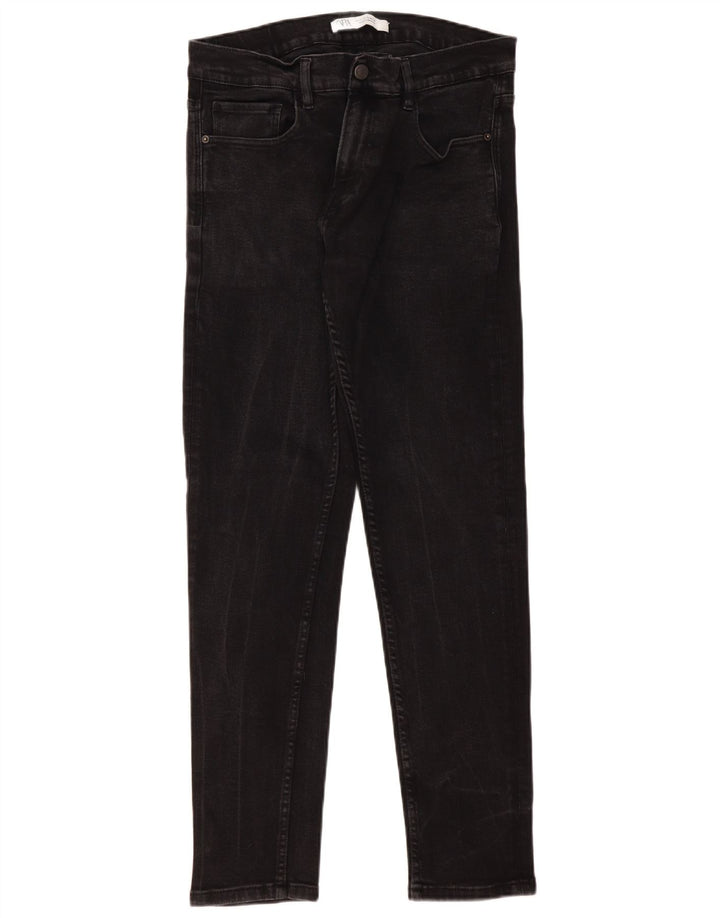 Zara Mens Slim Jeans EU 44 Large W34 L32 Black