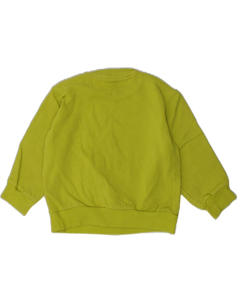 GURU Baby Boys Graphic Sweatshirt Jumper 12-18 Months Green Cotton | Vintage Guru | Thrift | Second-Hand Guru | Used Clothing | Messina Hembry 