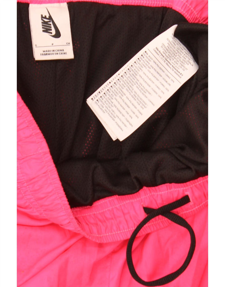 Nike Womens Tracksuit Trousers Joggers UK 10 Small  Pink Polyester