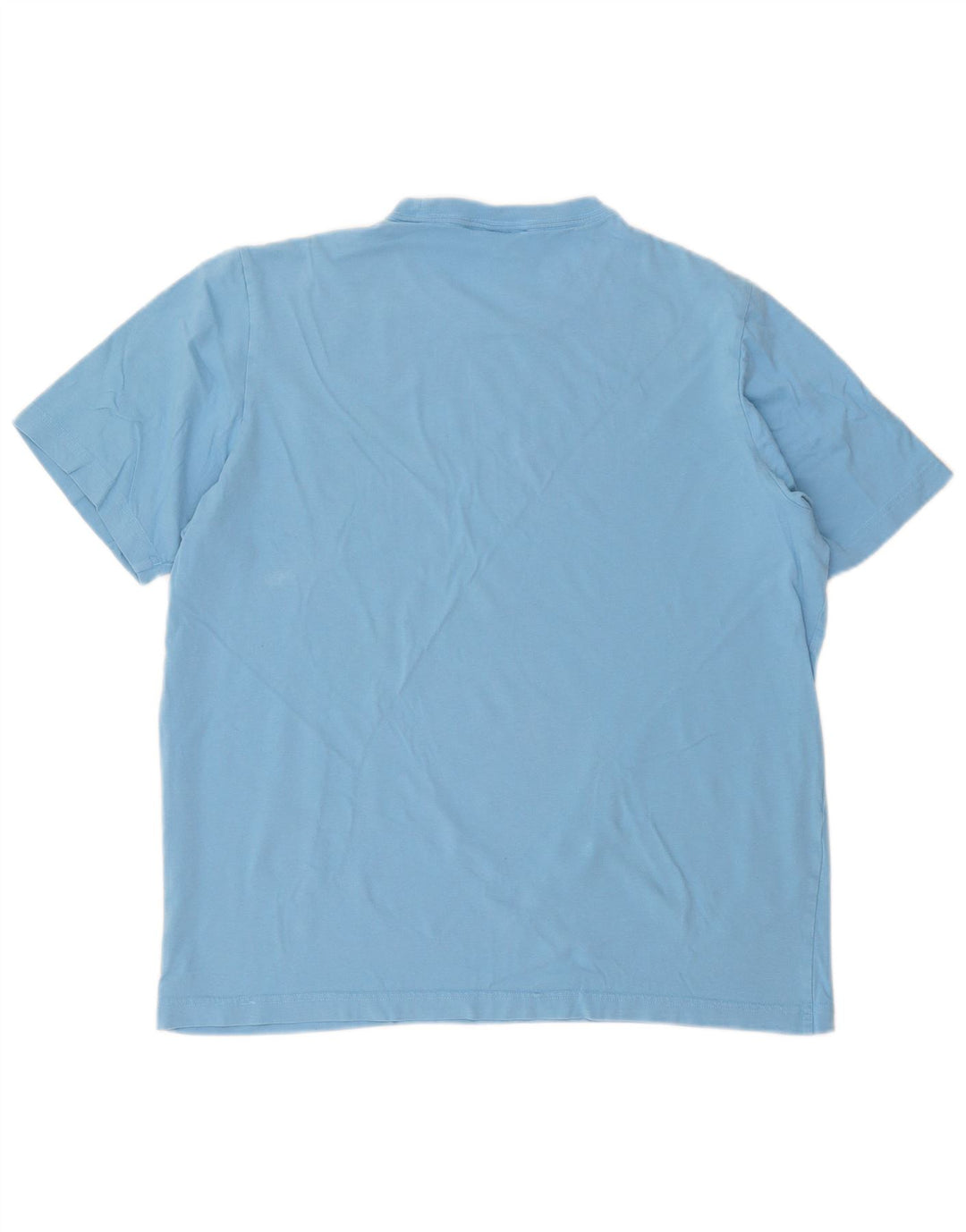 Adidas Mens T-Shirt Top Large Blue Cotton
