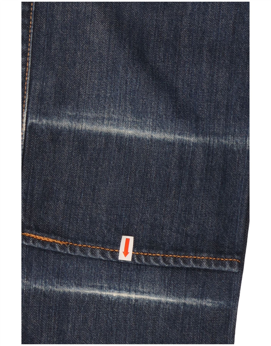 LEVI'S Mens 501 Straight Jeans W30 L32 Navy Blue Cotton