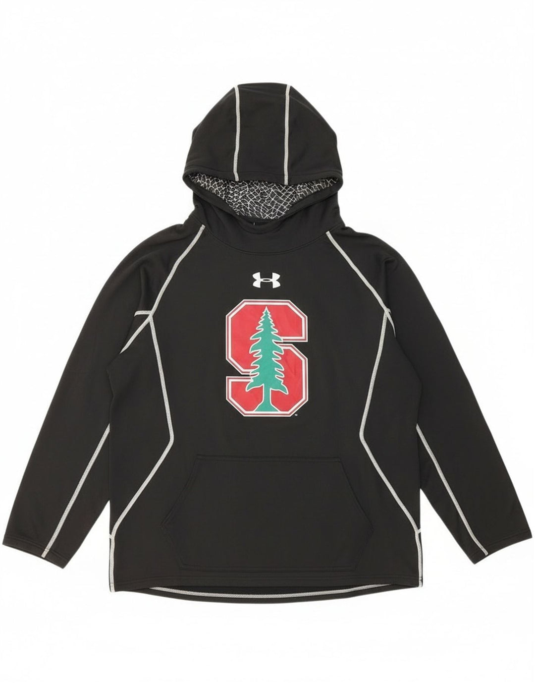 Under Armour Mens Graphic Hoodie Jumper Large Black