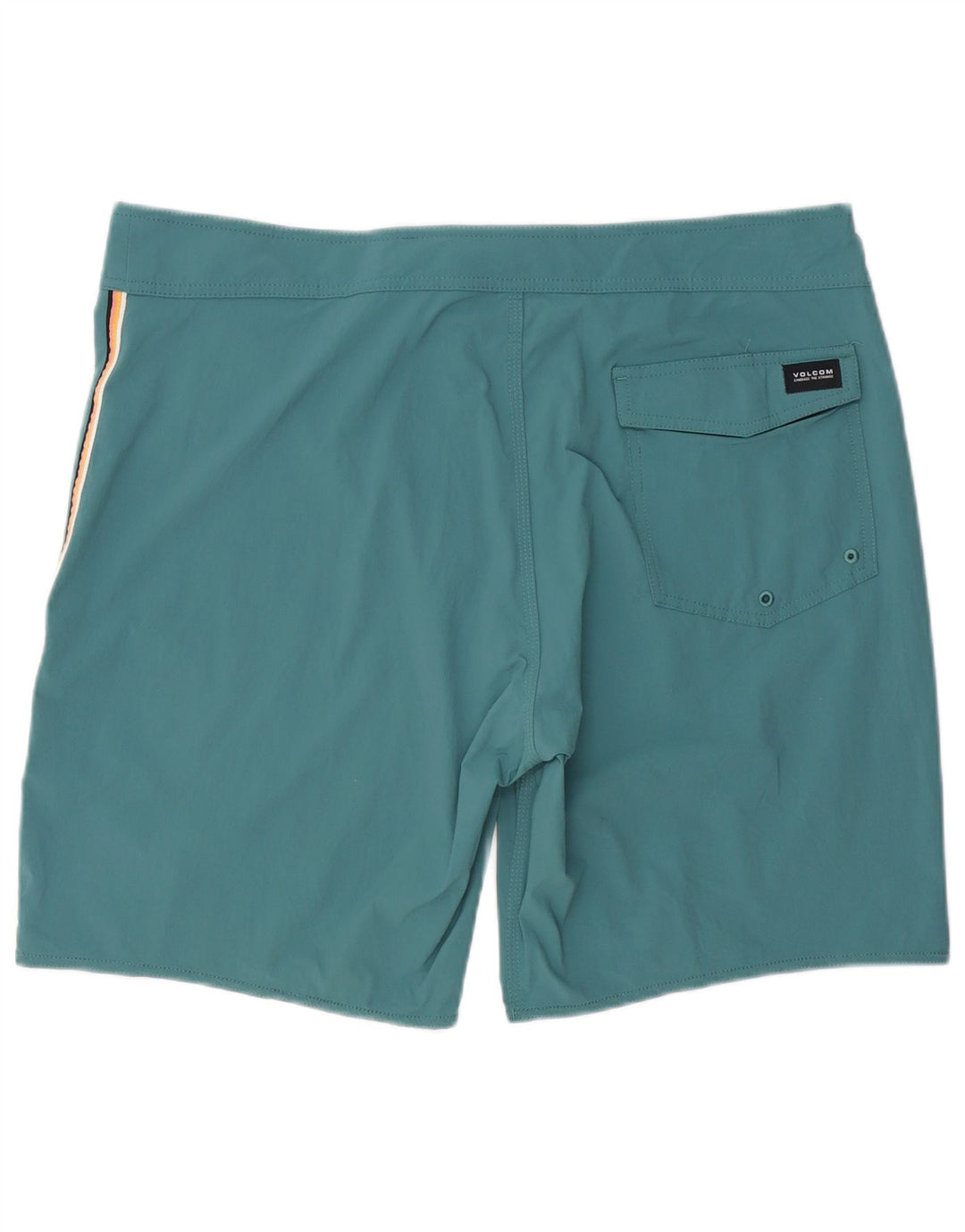 Volcom Mens Swimming Shorts XL  Green Striped