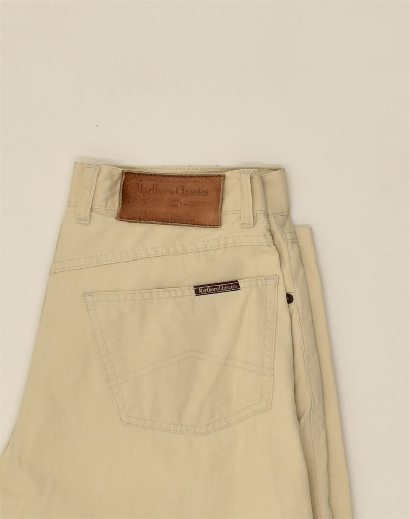 MARLBORO CLASSICS Mens Straight Casual Trousers W29 L34  Beige | Vintage Marlboro Classics | Thrift | Second-Hand Marlboro Classics | Used Clothing | Messina Hembry 