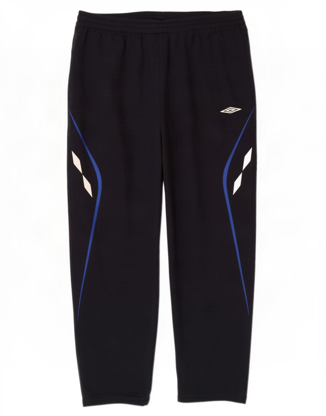 Umbro Mens Tracksuit Trousers Joggers 2XL Navy Blue Colourblock Polyester