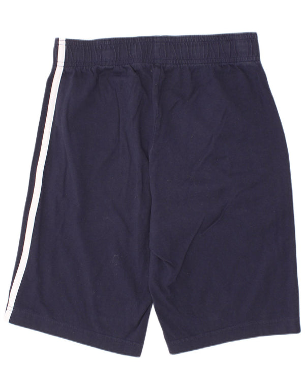 Adidas Boys Sport Shorts 11-12 Years Navy Blue Cotton
