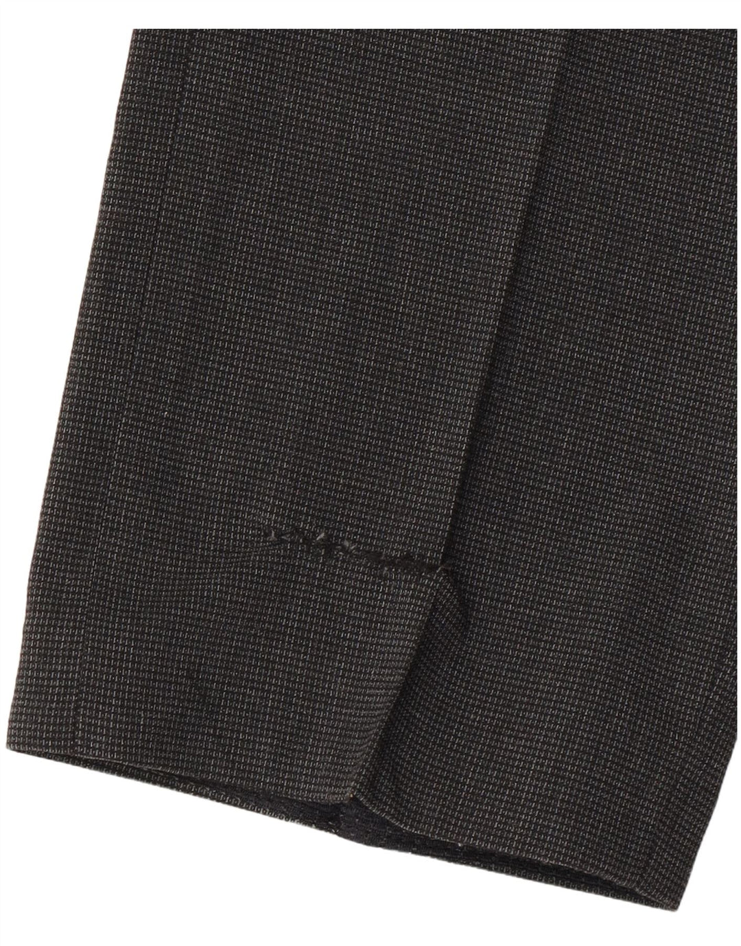 Zara Mens Slim Chino Trousers EU 42 Large W32 L32 Grey Check Wool