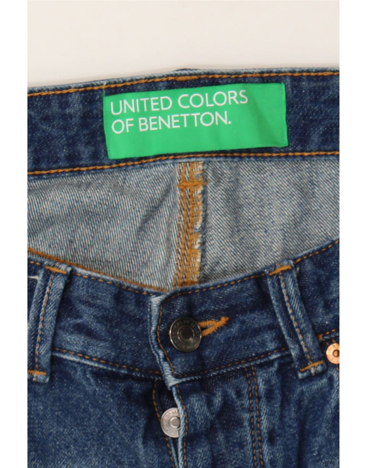 BENETTON Mens Denim Shorts W32 Medium  Blue Cotton Vintage Benetton and Second-Hand Benetton from Messina Hembry 