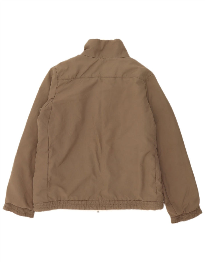 Nike Womens Reversible Jacket UK 40 Large Brown Colourblock