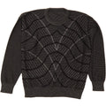 VINTAGE Womens Abstract Pattern Crew Neck Jumper Sweater EU 46 XL Grey Vintage Vintage and Second-Hand Vintage from Messina Hembry 