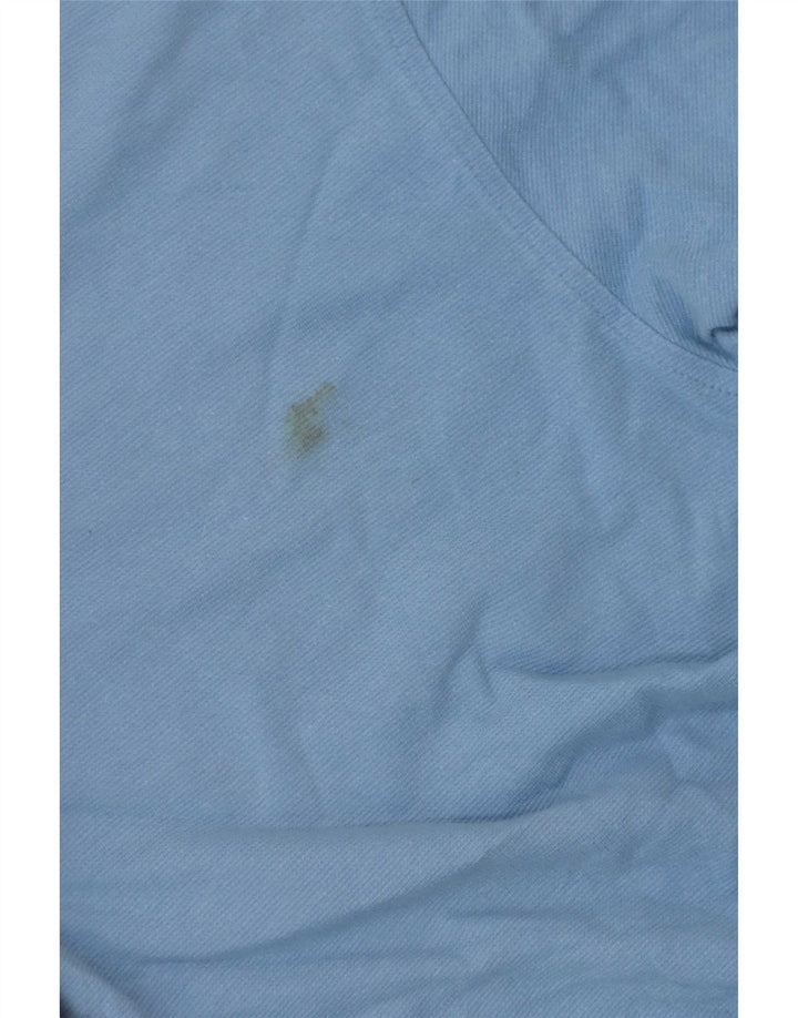 Lacoste Mens T-Shirt Top Size 4 Medium Blue Cotton