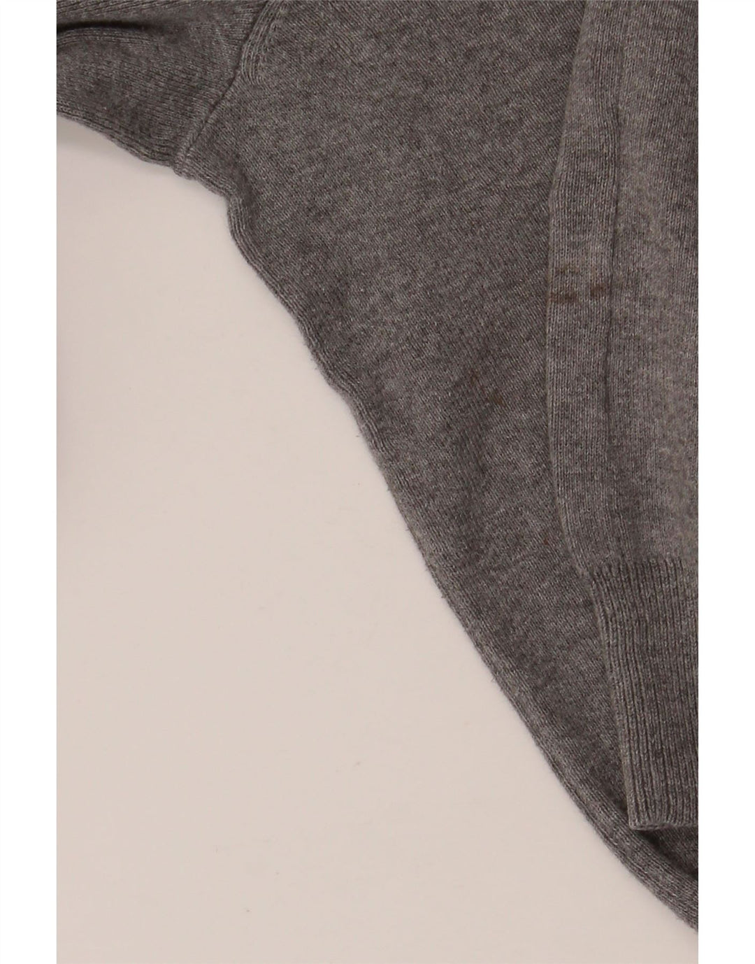 POLO RALPH LAUREN Mens V-Neck Jumper Sweater Medium Grey Cotton