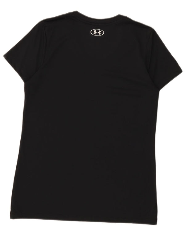 Under Armour Womens Loose Fit T-Shirt Top UK 10 Small Black Sports