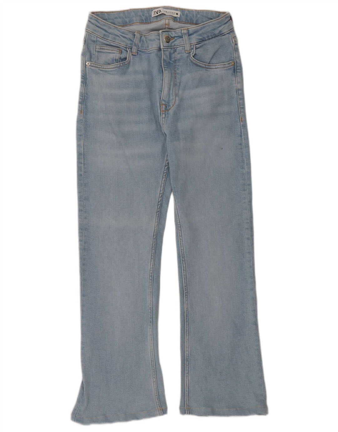 Zara Womens Bootcut Jeans EU 36 XS W26 L24 Blue Cotton