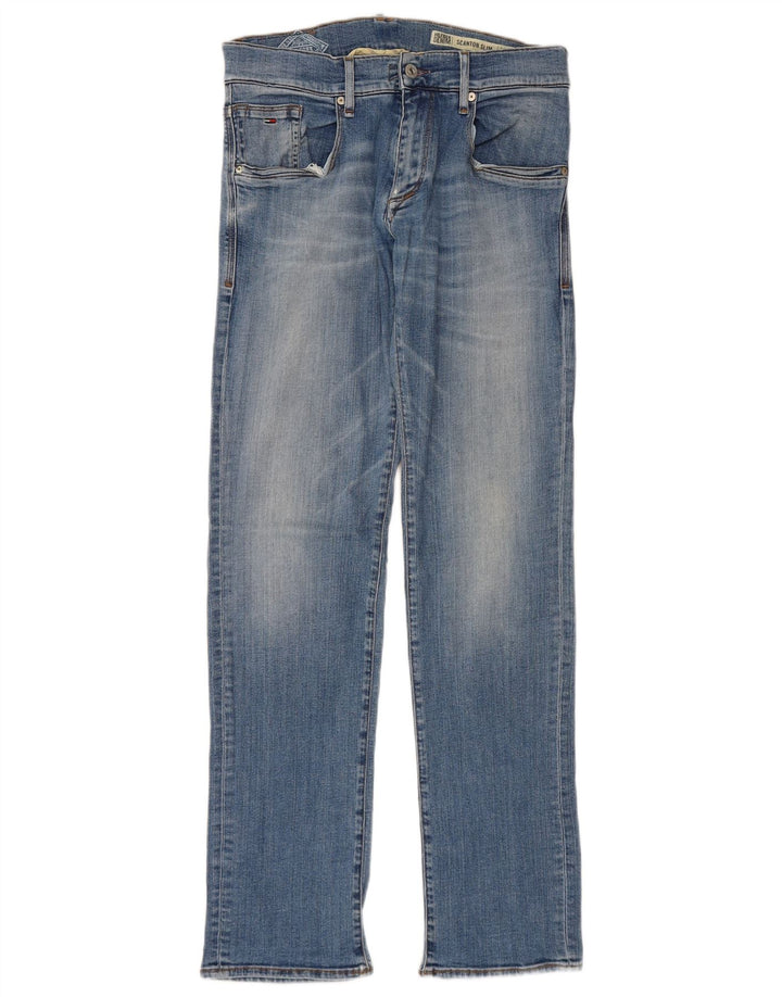 TOMMY HILFIGER Womens Scanton Slim Jeans W30 L34 Blue