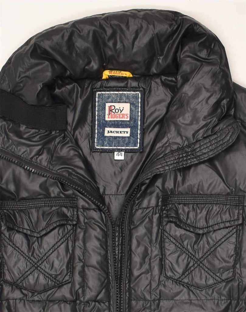 ROY ROGERS Womens Padded Jacket EU 44 XL Black | Vintage Roy Rogers | Thrift | Second-Hand Roy Rogers | Used Clothing | Messina Hembry 