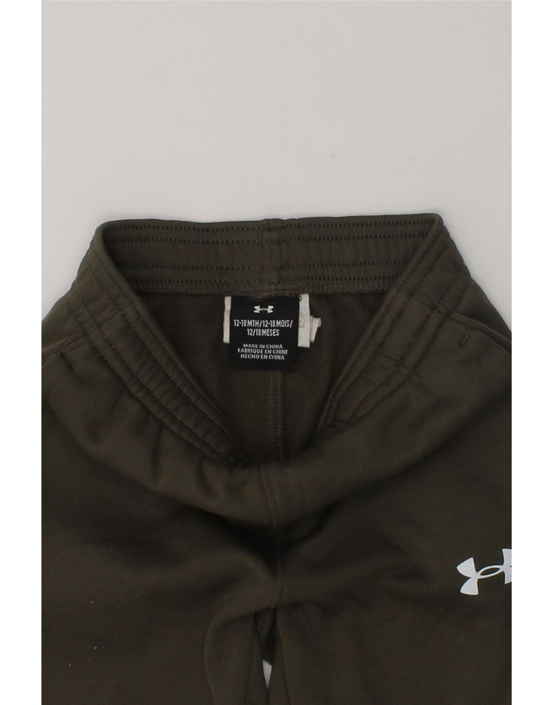 UNDER ARMOUR Baby Boys Joggers Tracksuit Trousers 12-18 Months Khaki | Vintage Under Armour | Thrift | Second-Hand Under Armour | Used Clothing | Messina Hembry 