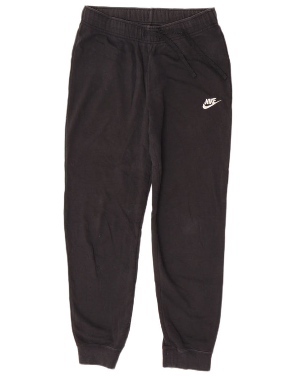Nike Womens Tracksuit Trousers Joggers UK 12 Medium Black Cotton
