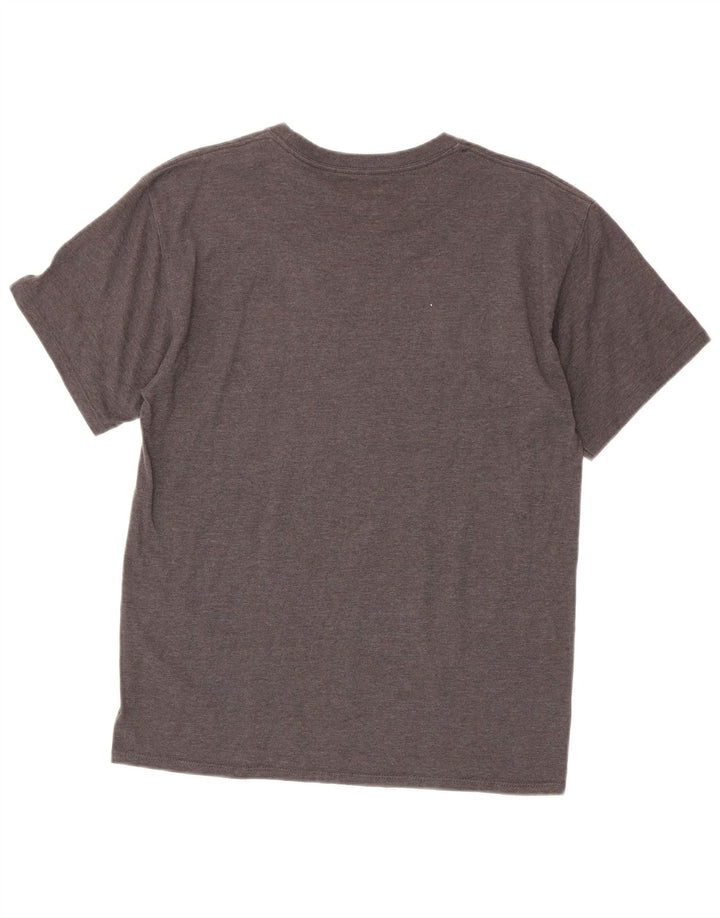 Champion Mens Graphic T-Shirt Top Medium Grey