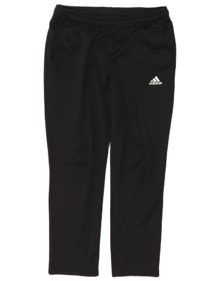 Adidas Mens Tracksuit Trousers UK 36/38 Small Black Polyester